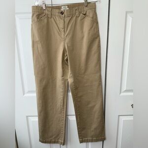 L.L. Bean Classic Fit khaki pants. 14 Medium Tall